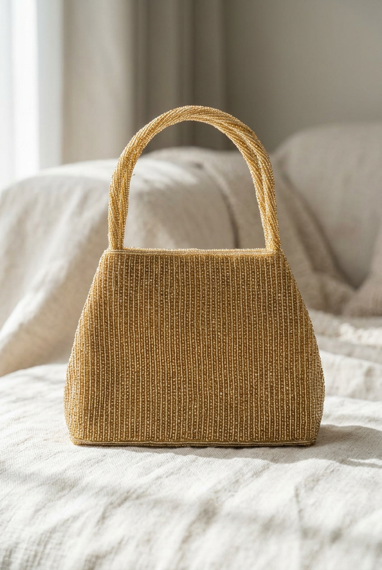 Lustre Lines Gold linen