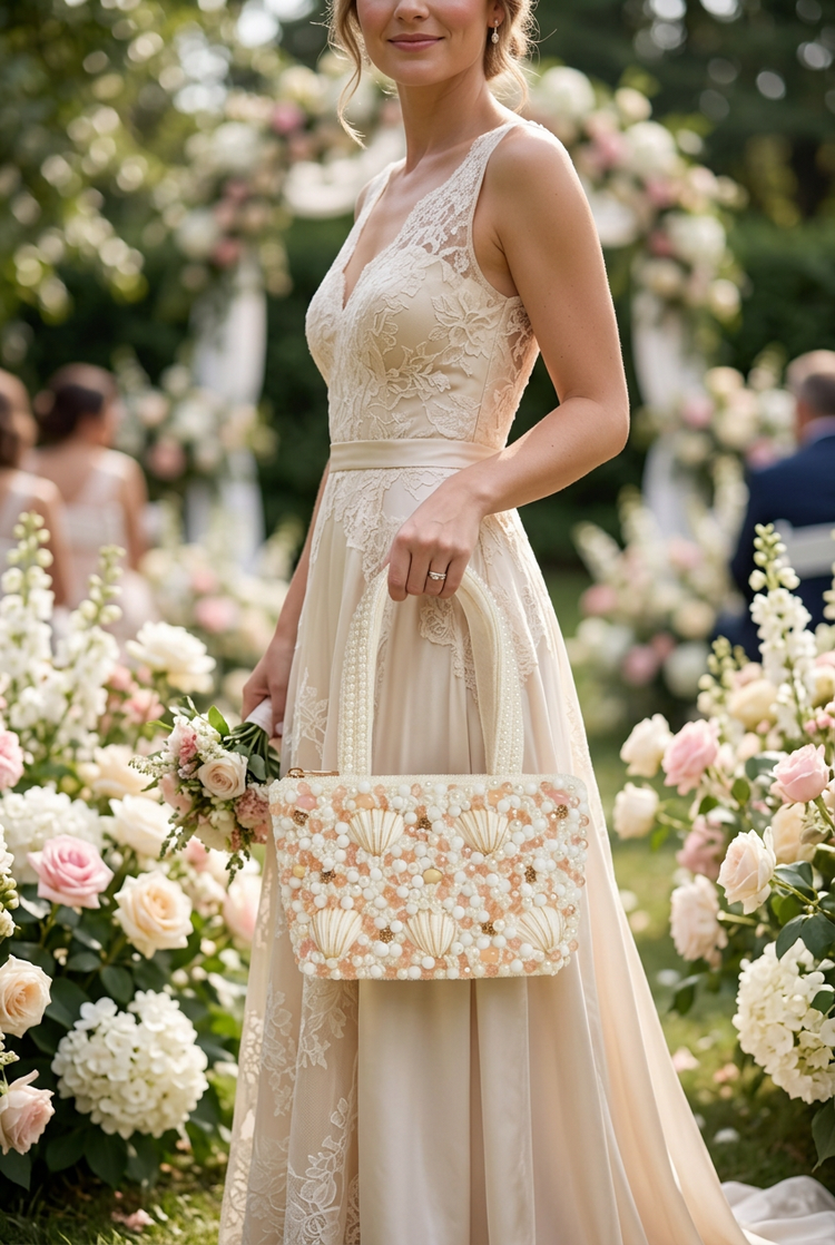 Shell Reverie Ivory wedding