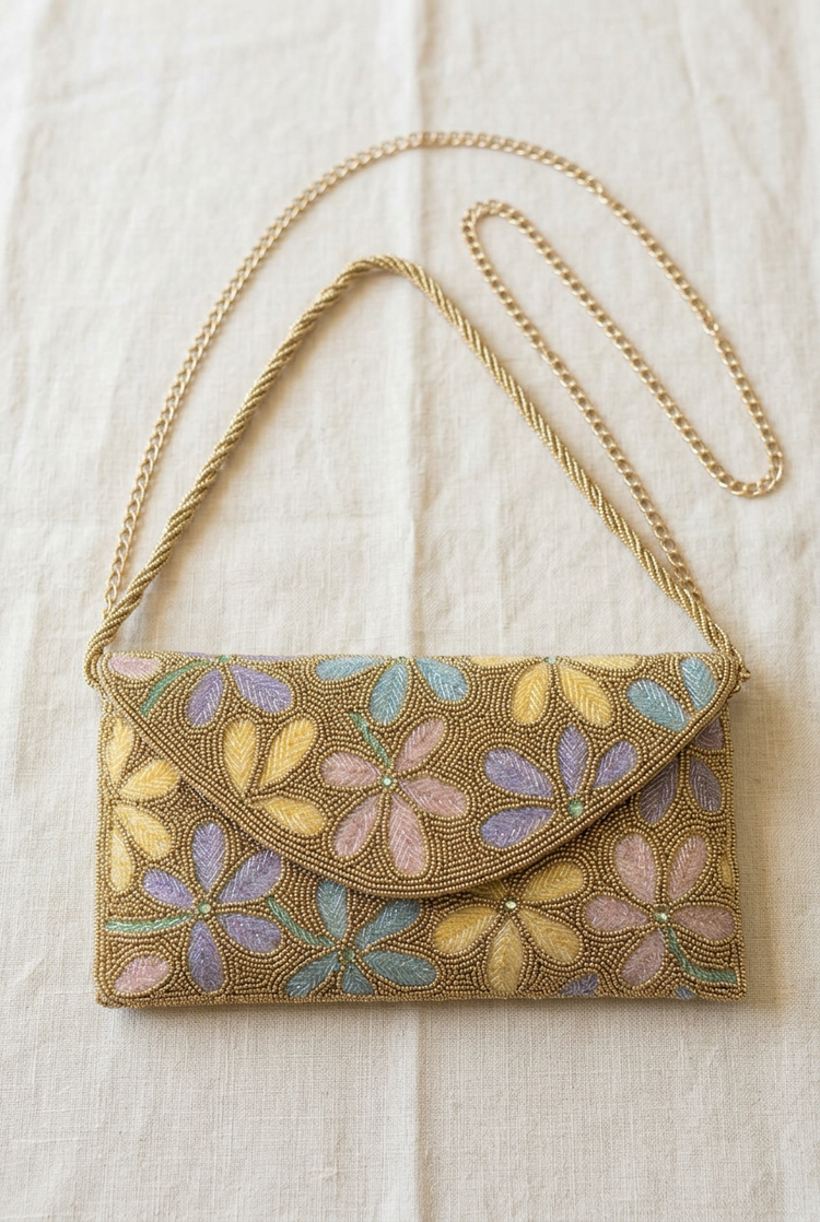 Gilded Petals linen styling